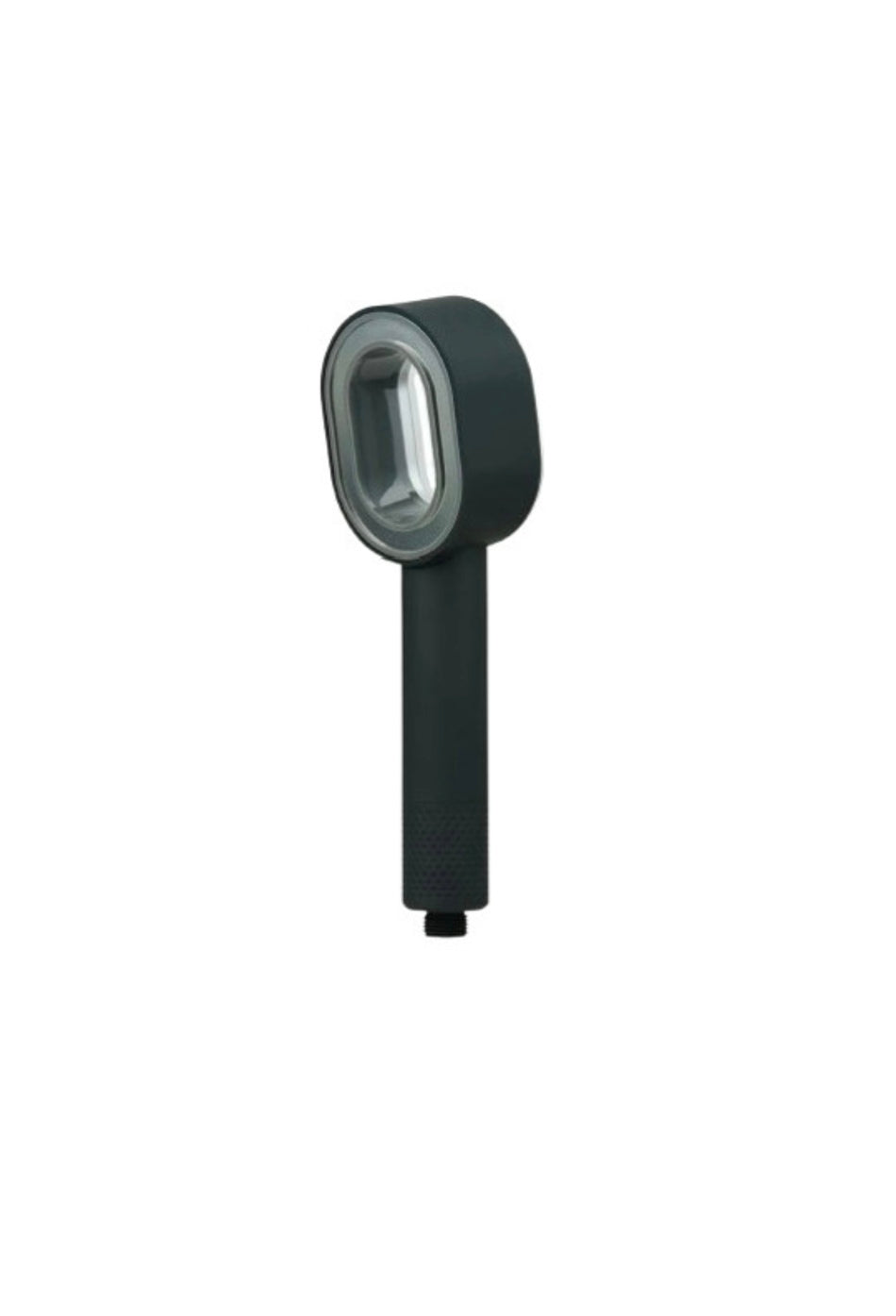 Black filtered shower head with built-in water filtration system