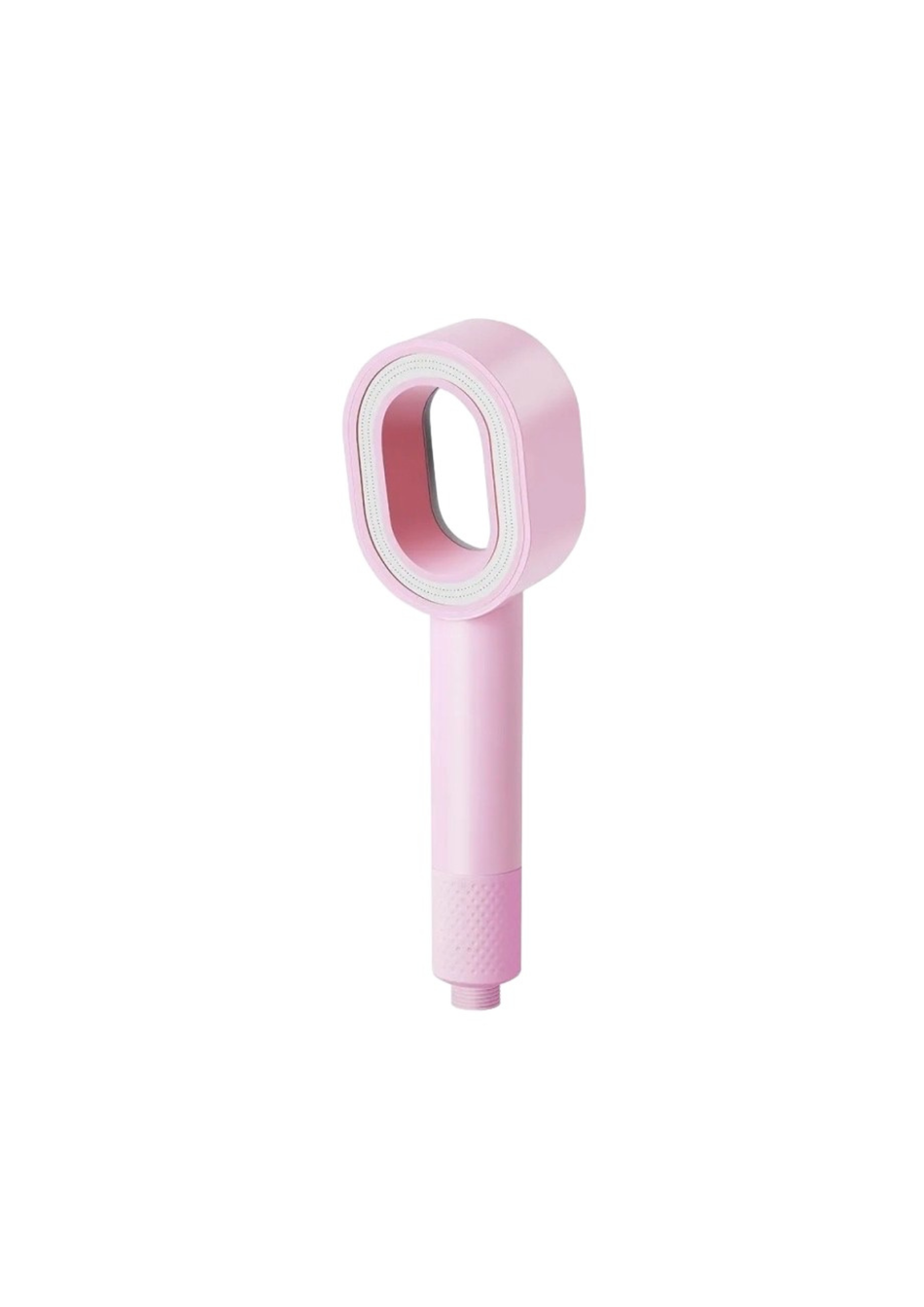 Pink filtered shower head with built-in water filtration system